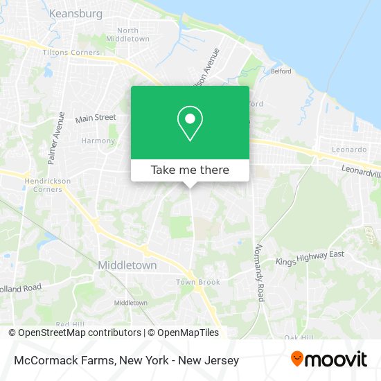 Mapa de McCormack Farms