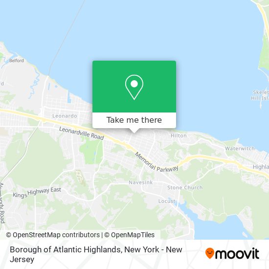 Borough of Atlantic Highlands map