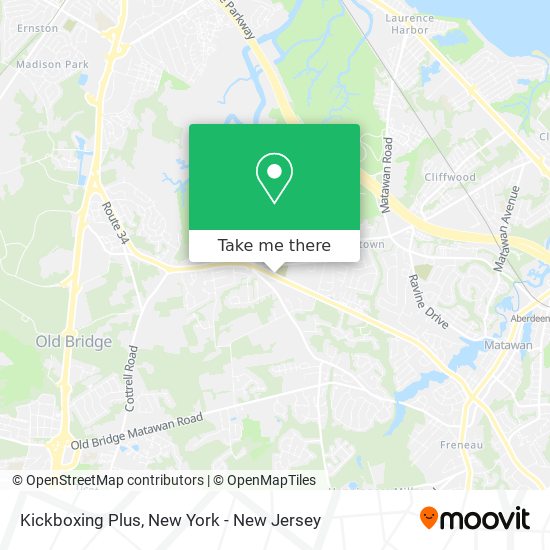 Kickboxing Plus map