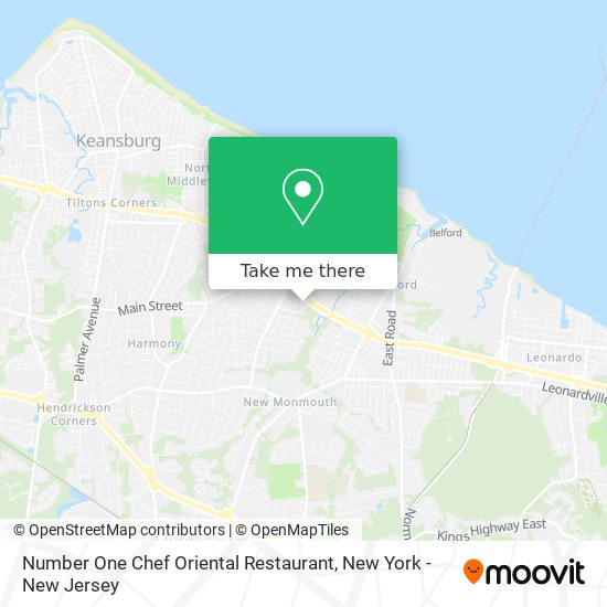 Number One Chef Oriental Restaurant map