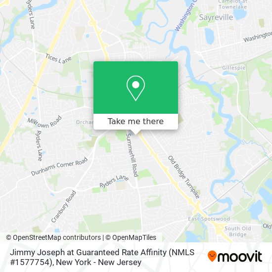 Jimmy Joseph at Guaranteed Rate Affinity (NMLS #1577754) map