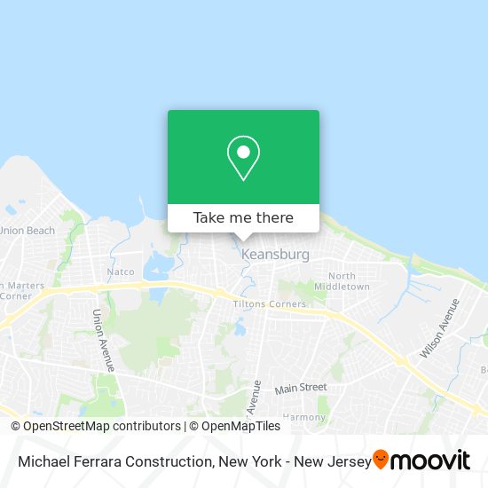 Michael Ferrara Construction map