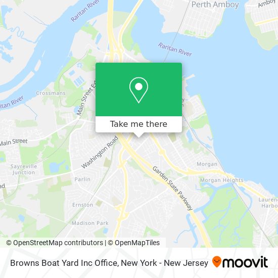 Mapa de Browns Boat Yard Inc Office