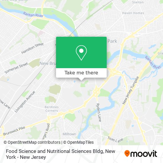 Mapa de Food Science and Nutritional Sciences Bldg