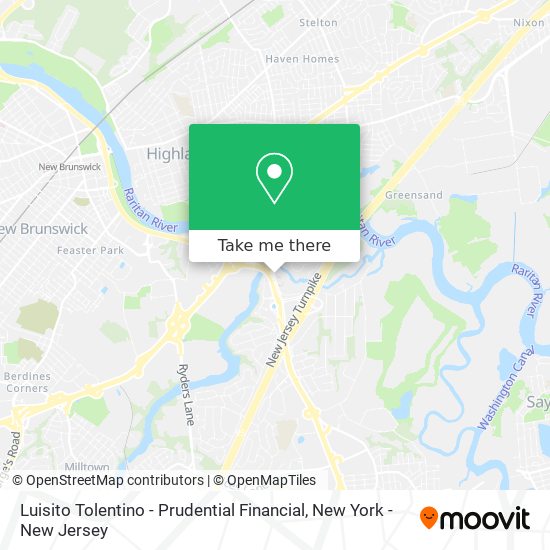 Mapa de Luisito Tolentino - Prudential Financial