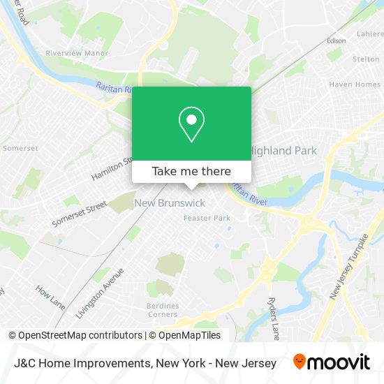 J&C Home Improvements map