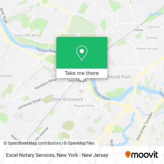 Excel Notary Services map