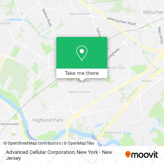 Advanced Cellular Corporation map