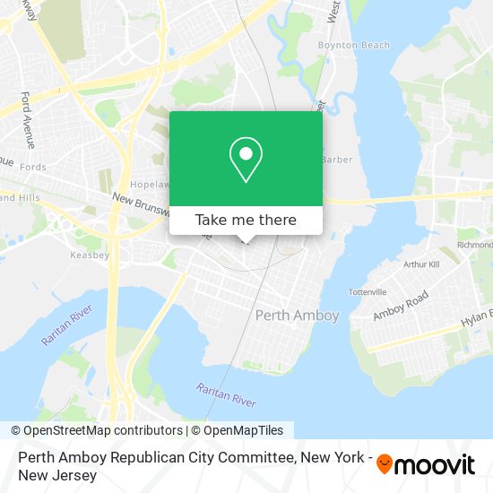 Mapa de Perth Amboy Republican City Committee