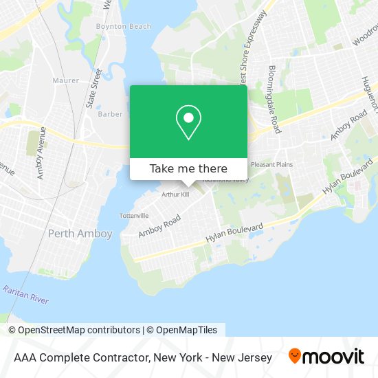 AAA Complete Contractor map