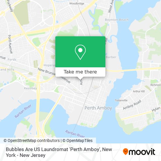 Mapa de Bubbles Are US Laundromat 'Perth Amboy'