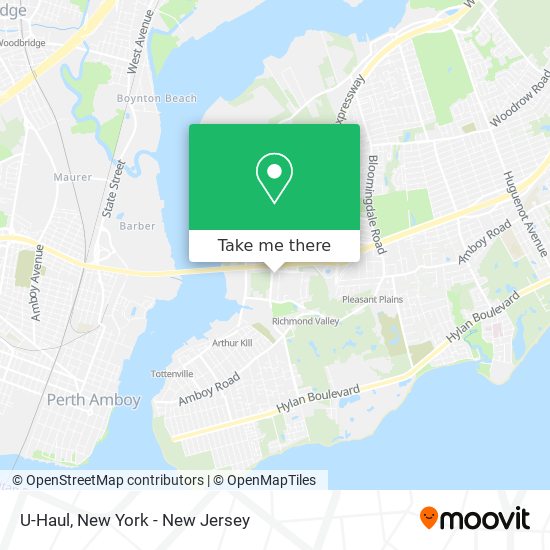 U-Haul map