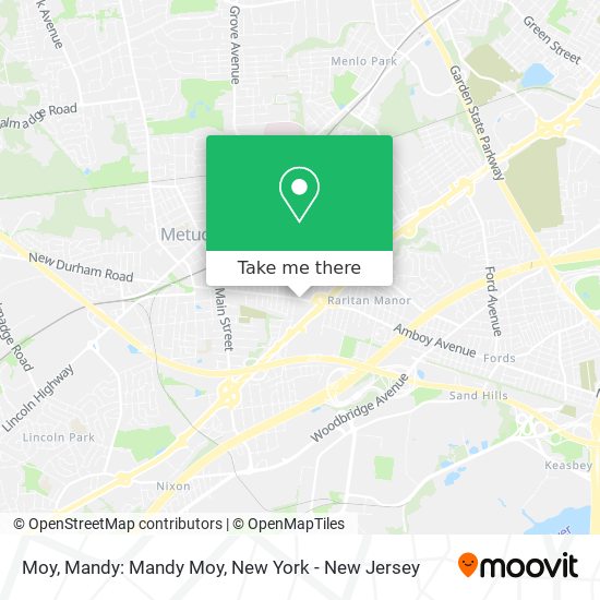 Moy, Mandy: Mandy Moy map