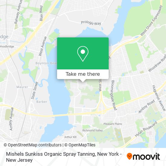 Mishels Sunkiss Organic Spray Tanning map