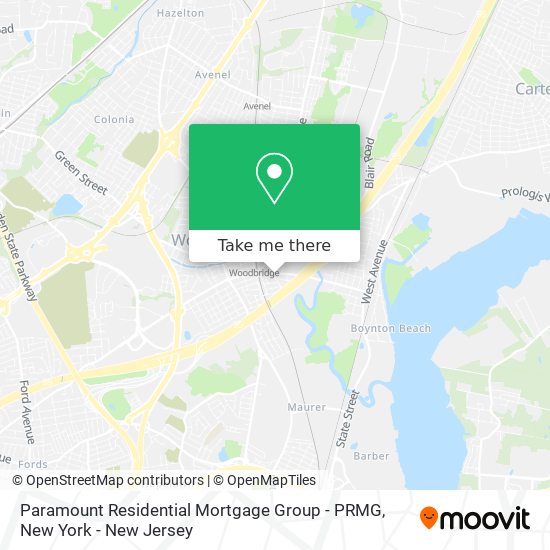 Paramount Residential Mortgage Group - PRMG map