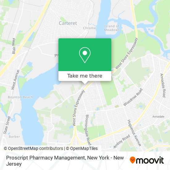 Proscript Pharmacy Management map