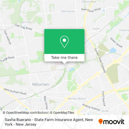 Mapa de Sasha Buerano - State Farm Insurance Agent