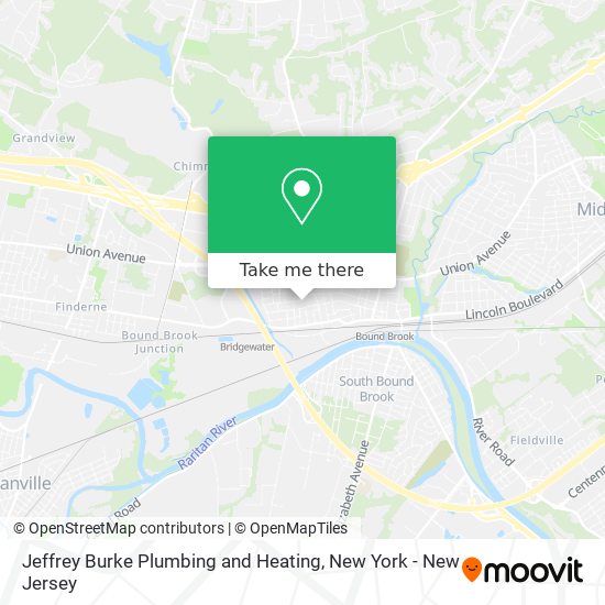 Mapa de Jeffrey Burke Plumbing and Heating