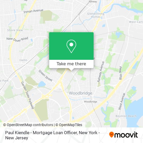 Mapa de Paul Kiendle - Mortgage Loan Officer
