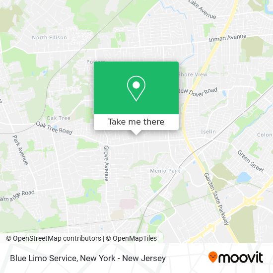 Blue Limo Service map