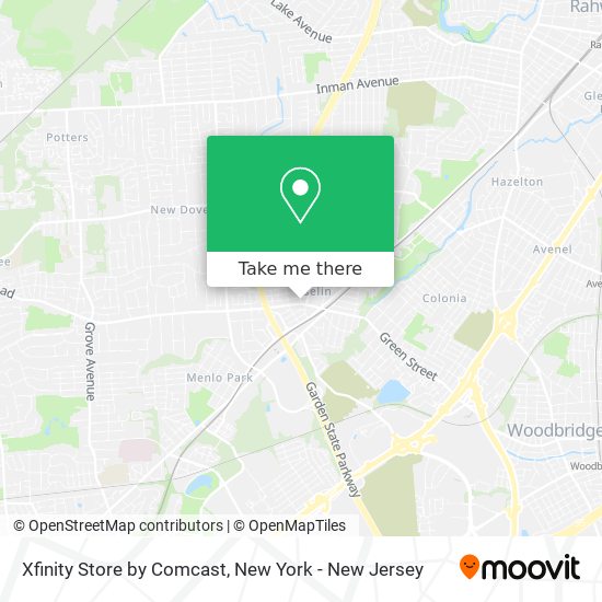 Mapa de Xfinity Store by Comcast