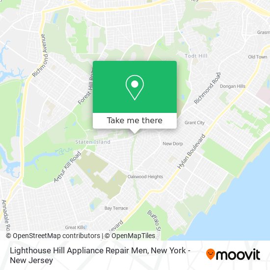 Mapa de Lighthouse Hill Appliance Repair Men