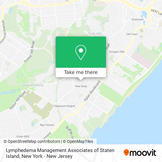 Mapa de Lymphedema Management Associates of Staten Island