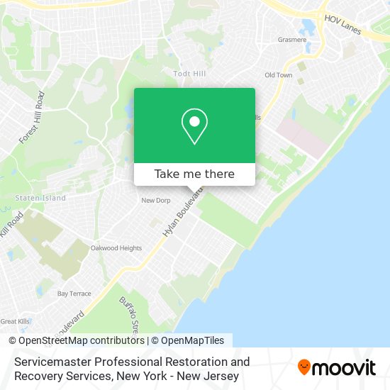 Mapa de Servicemaster Professional Restoration and Recovery Services