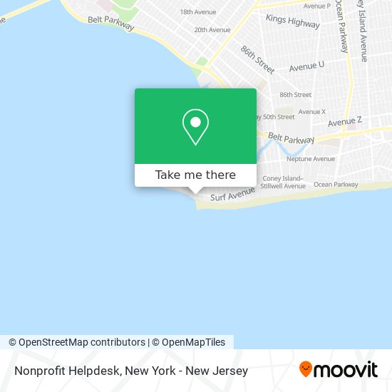 Nonprofit Helpdesk map
