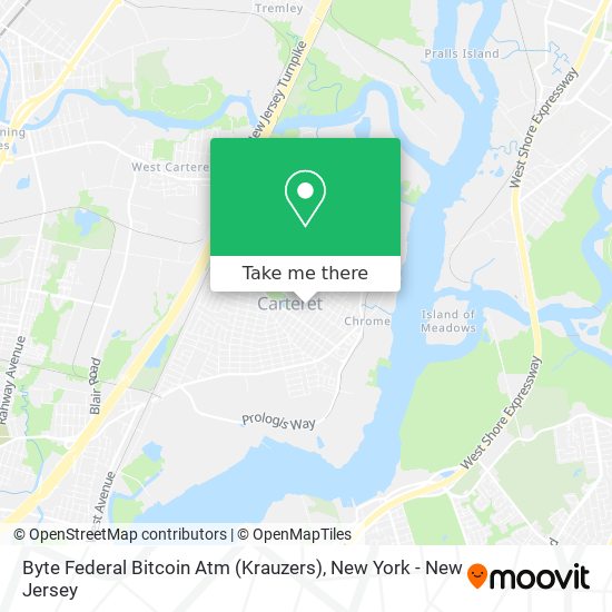 Byte Federal Bitcoin Atm (Krauzers) map