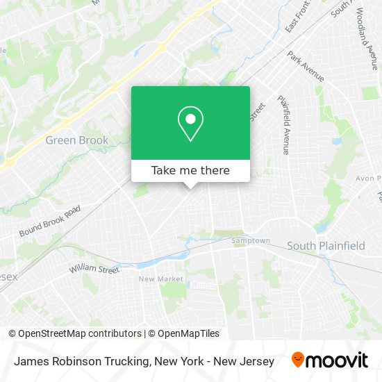 James Robinson Trucking map