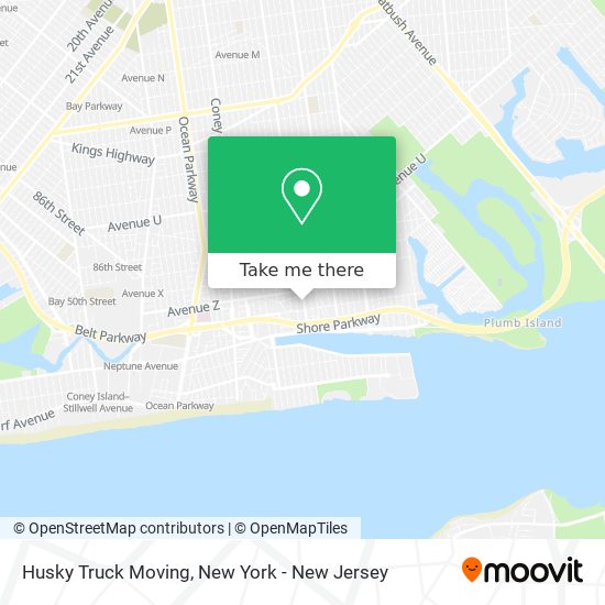 Husky Truck Moving map