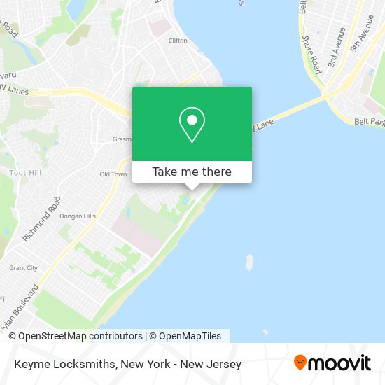 Keyme Locksmiths map