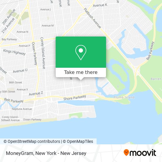 MoneyGram map