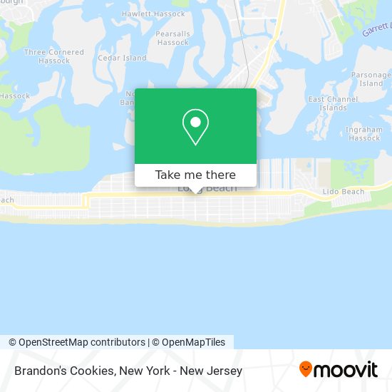 Brandon's Cookies map
