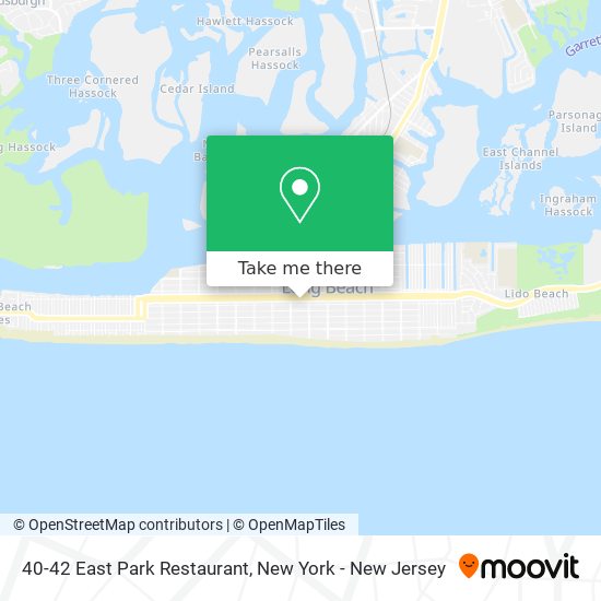 40-42 East Park Restaurant map