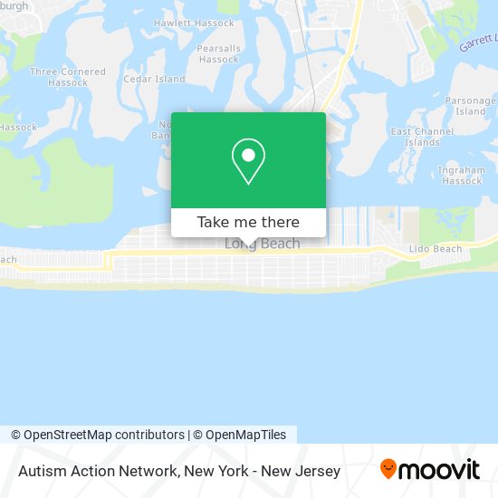 Mapa de Autism Action Network
