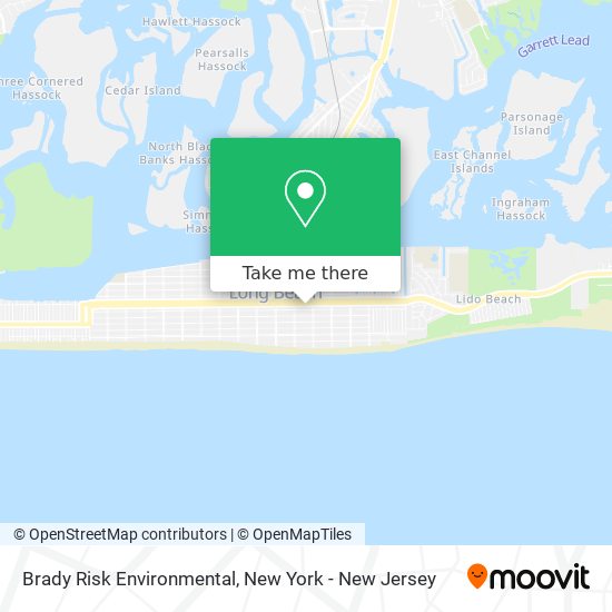 Mapa de Brady Risk Environmental
