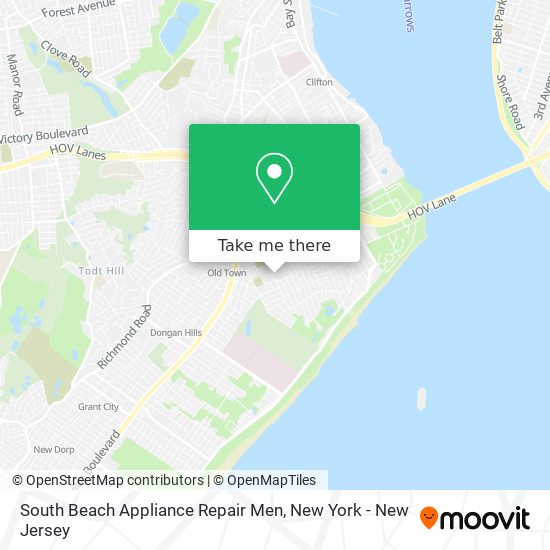 Mapa de South Beach Appliance Repair Men