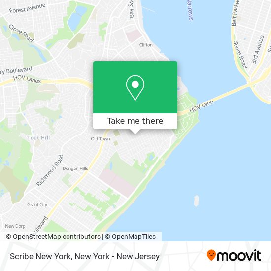 Scribe New York map