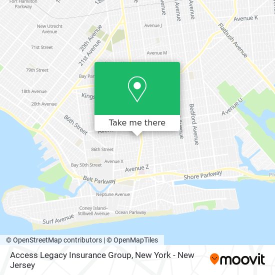 Access Legacy Insurance Group map
