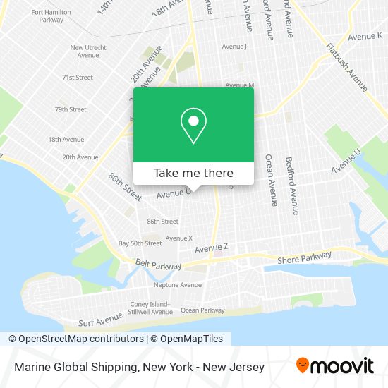 Marine Global Shipping map