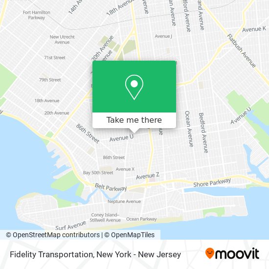 Fidelity Transportation map