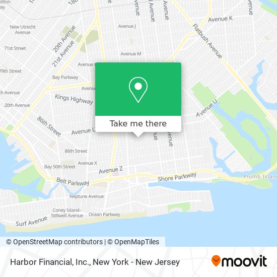 Harbor Financial, Inc. map