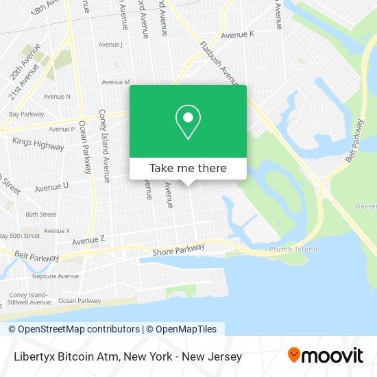 Mapa de Libertyx Bitcoin Atm