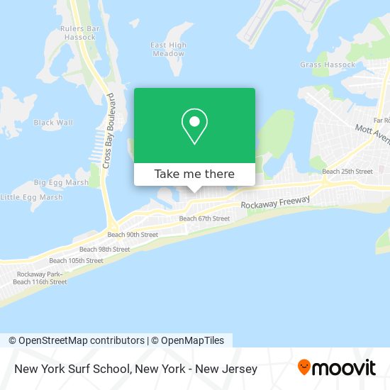 Mapa de New York Surf School