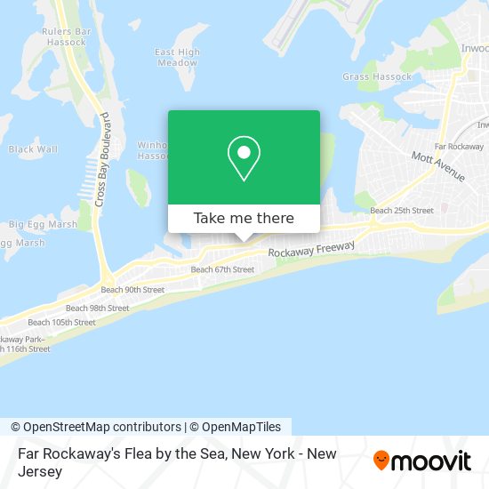 Far Rockaway's Flea by the Sea map