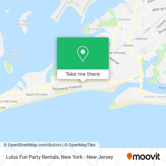 Lulus Fun Party Rentals map