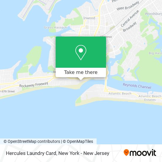 Hercules Laundry Card map