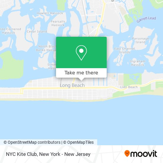 Mapa de NYC Kite Club